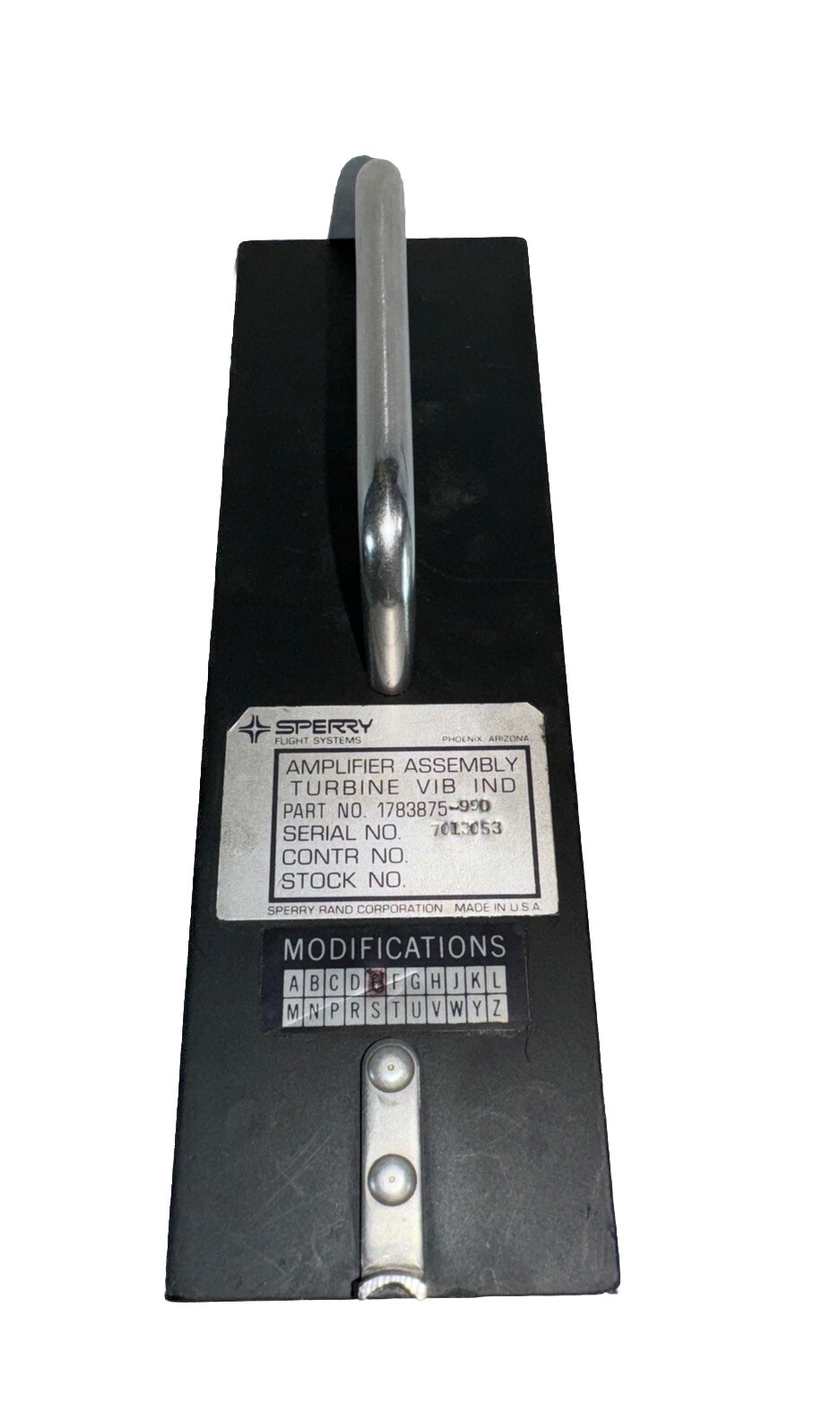 1783875-990 Honeywell Sperry ‘TVI’ Turbine Vibration Indicator Amplifier