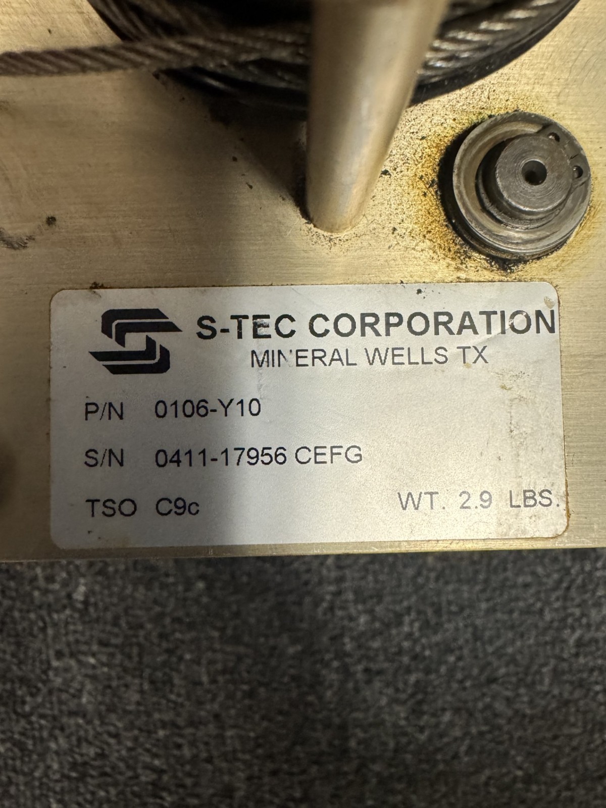 S-Tec Corporation 0106-Y10 Servo (YAW)