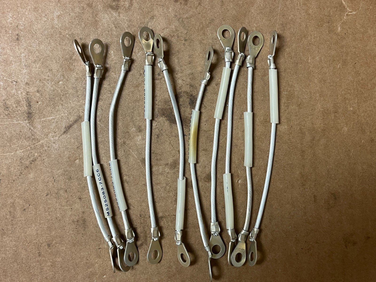 Lot of 10 Electrical Lead P/N MS25083-7CC6 SA M83413/8-C006CC New Free Shipping