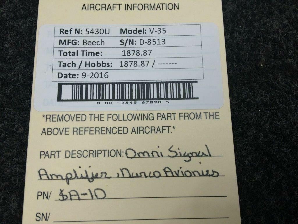 SA-10 Narco Avionics Omni Signal Amplifier