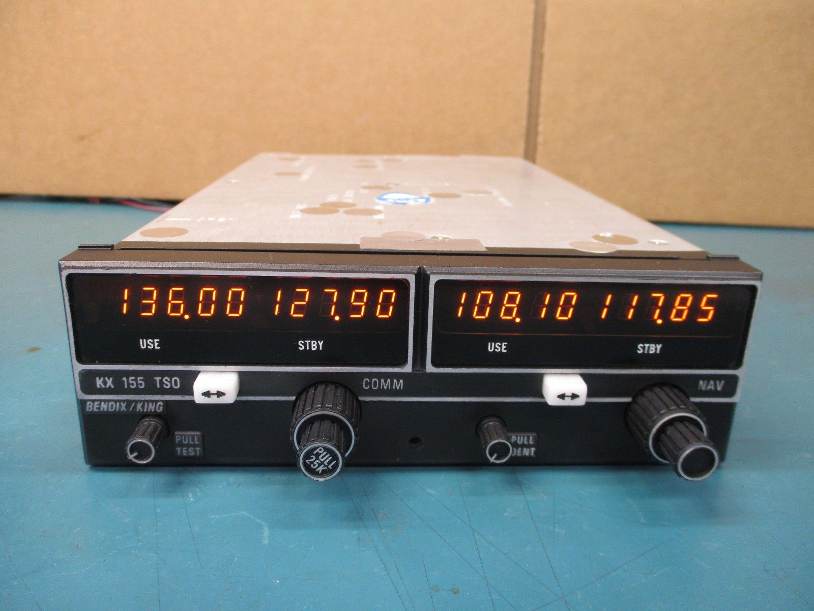 King KX 155 NAV/COM GS radio 14V & KI 204 VOR LOC GS indicator