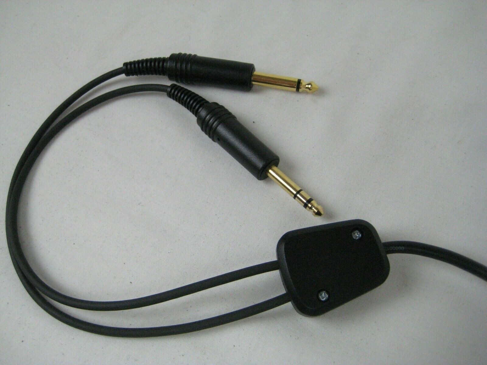 General Aviation Replacement Comm Cable Cord Twin Plug Audio Mic 5 conductor