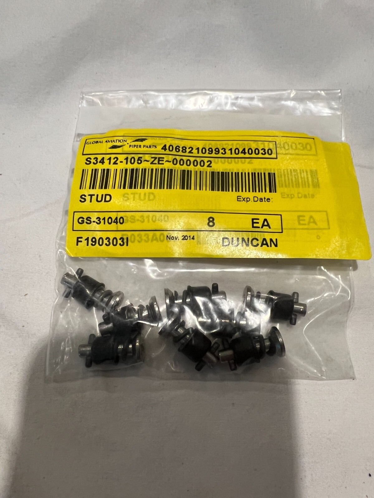 New Camlock stud P/N S3412-105 sold each