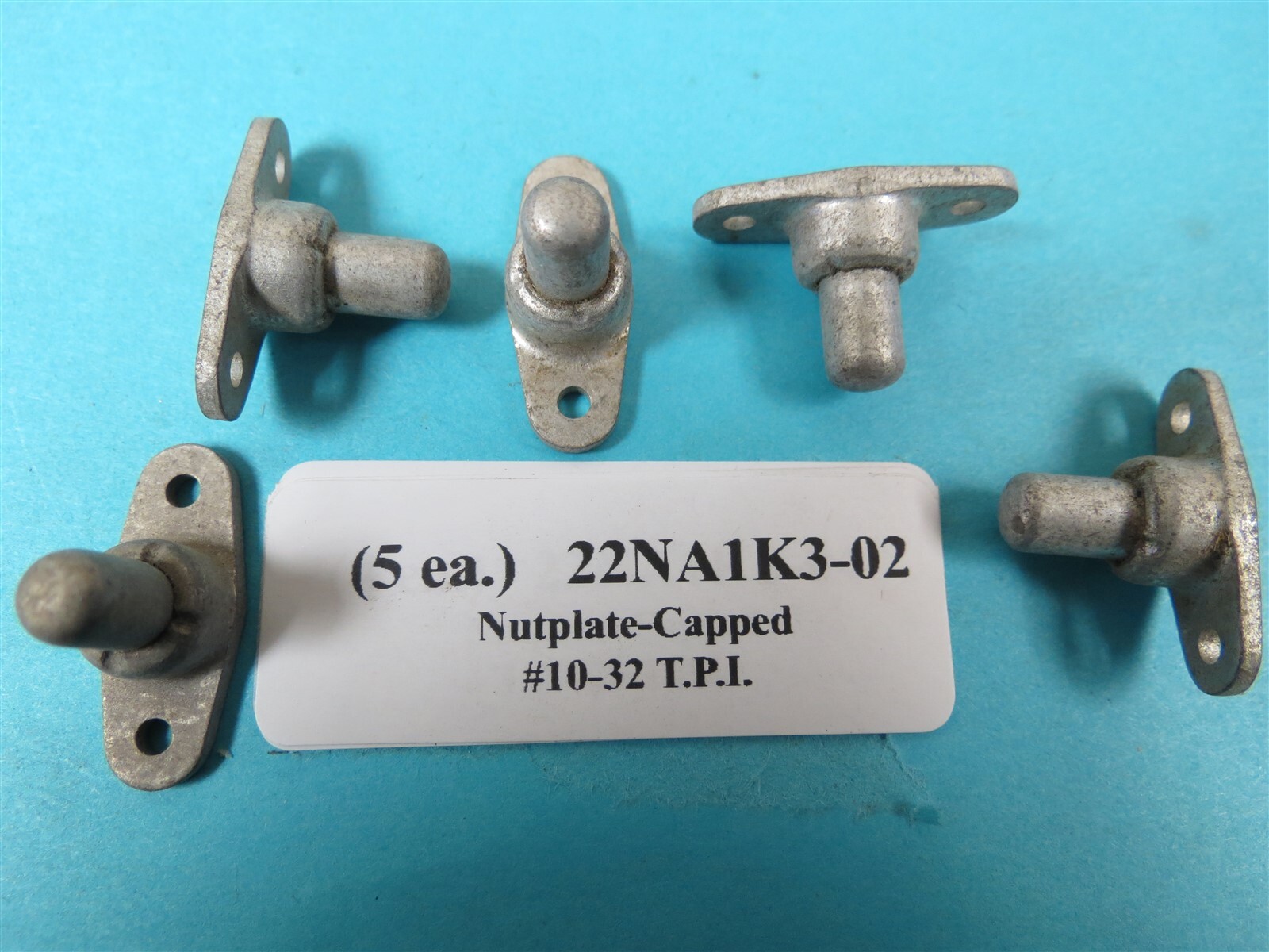#10-32 High Capped 2-Lug Nutplate 22NA1K3-02 Hawker Beechcraft Aircraft (5)