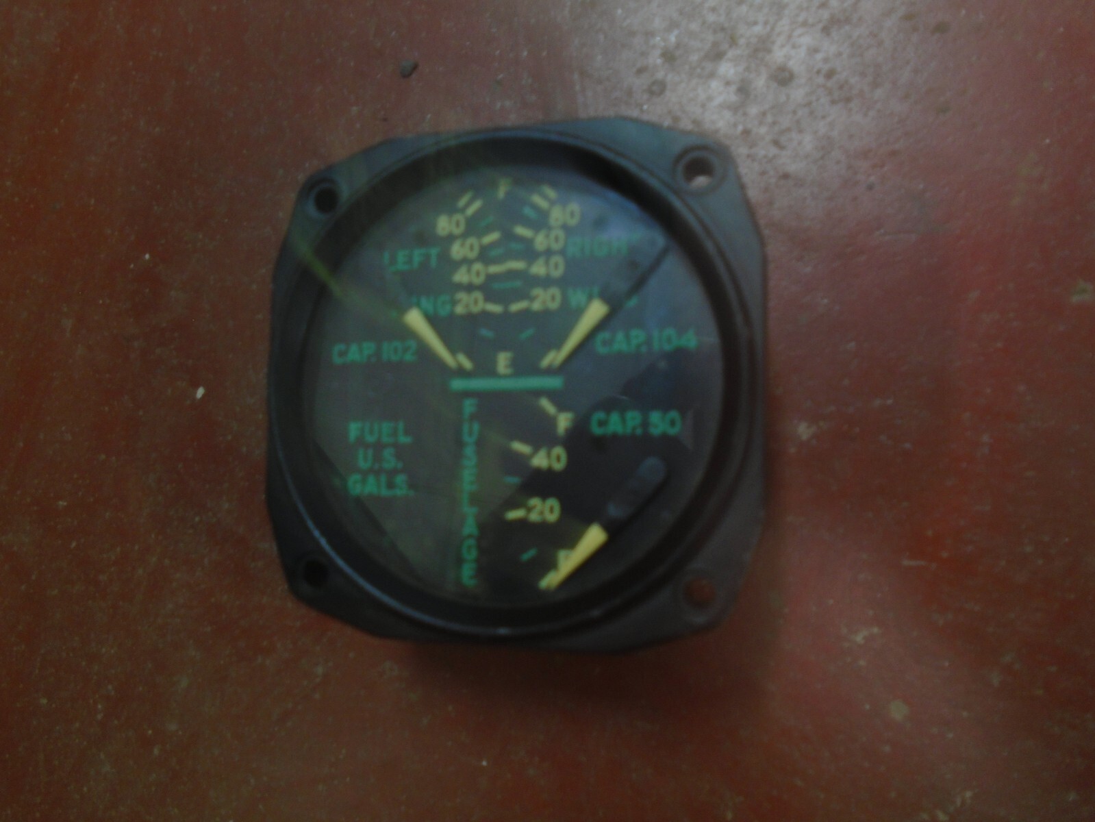 General Electric Vintage Type DJ-20 Aircraft Outboard Wing & fuselage Indicator