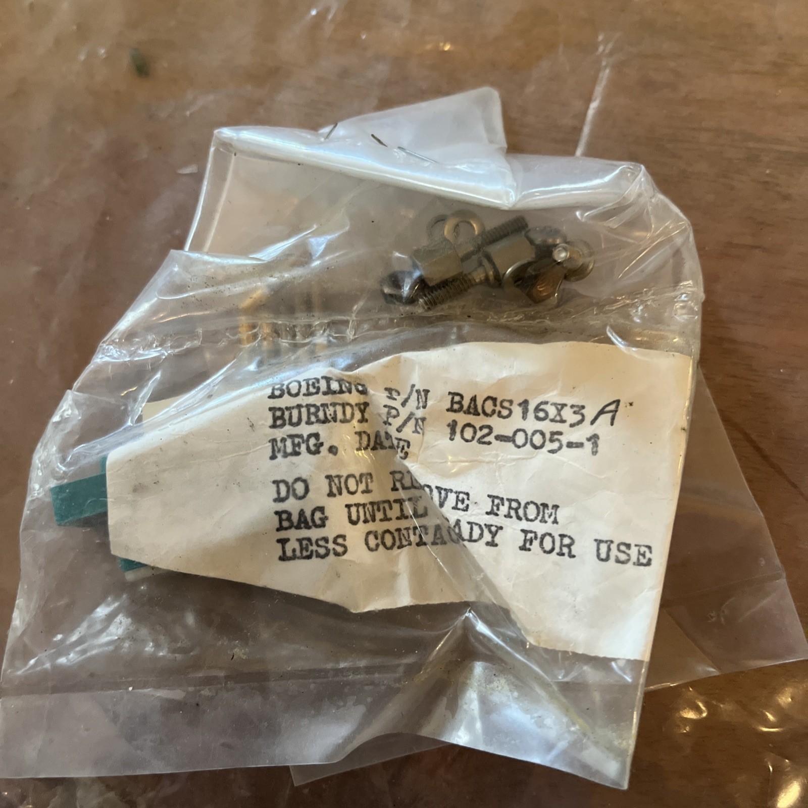 Boeing BACS16X3A 102-005-1 Aviation Aerospace Kit