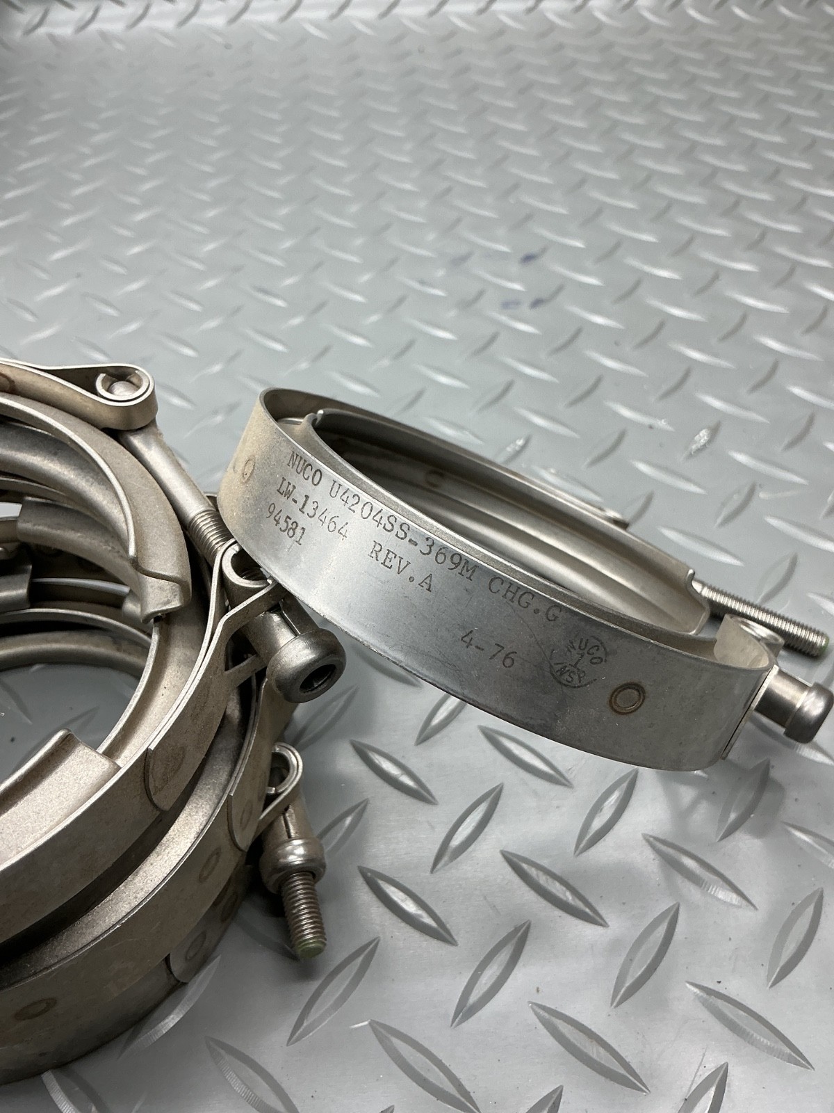 P/N: LW-13464 Lycoming Clamp – 3.69″ Diameter – For One Clamp (NE)