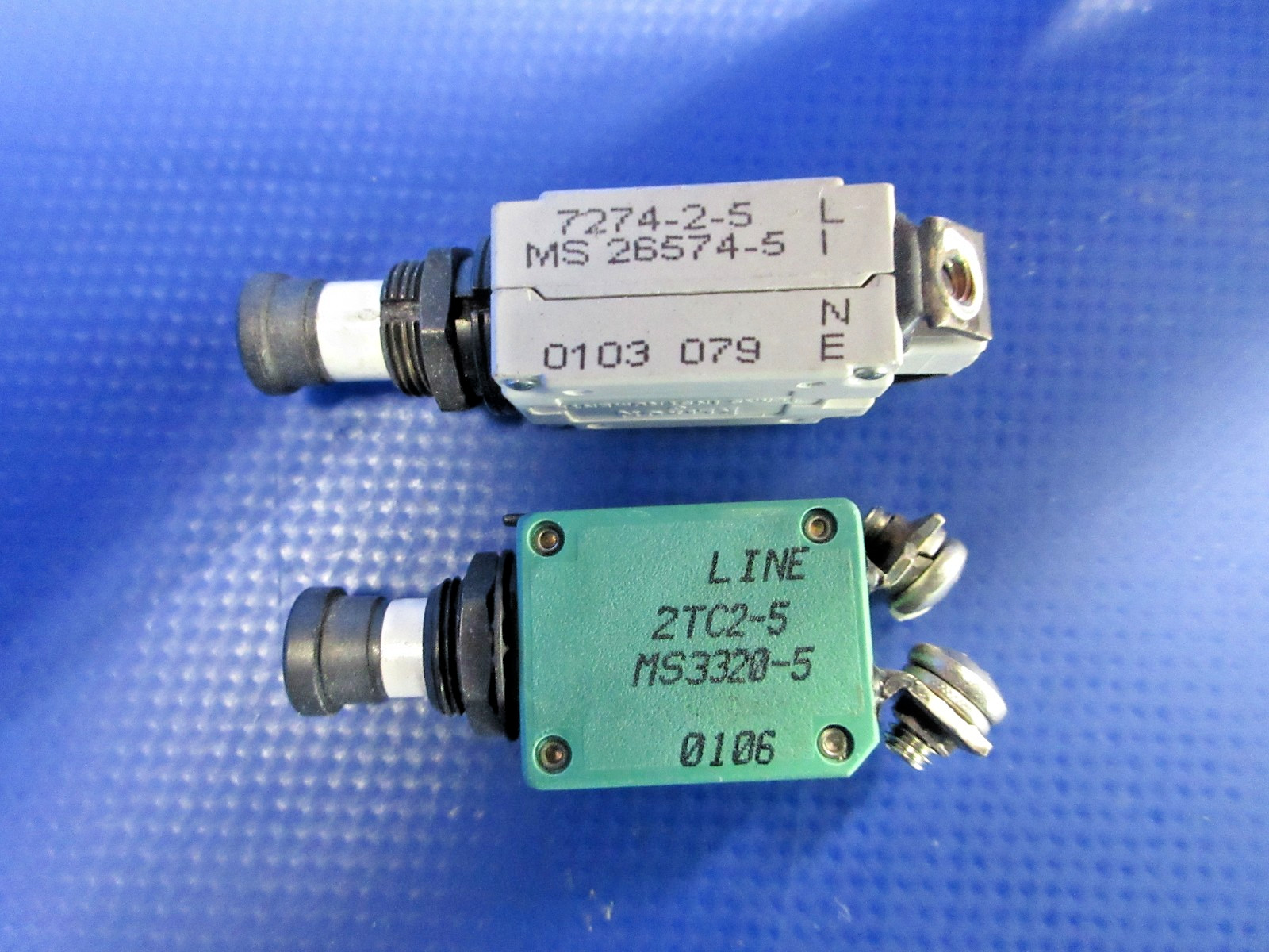 Diamond DA-40 Klixon Circuit Breaker LOT P/N MS26574-5 (0626-839)