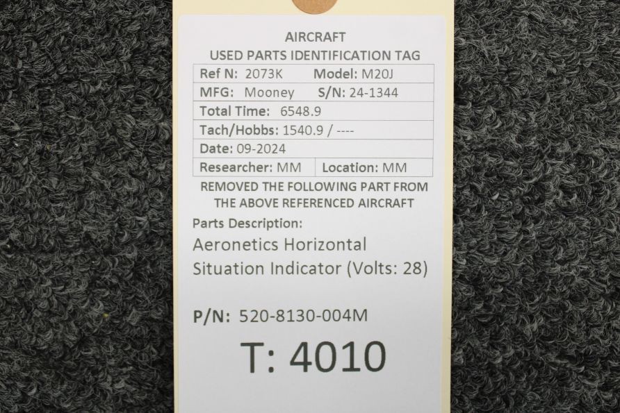 520-8130-004M Aeronetics Horizontal Situation Indicator (Volts: 28)