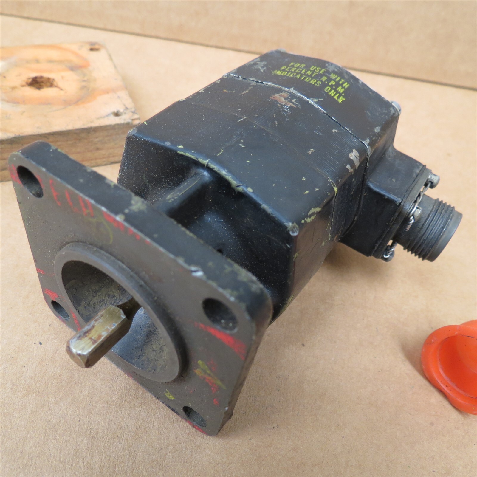AN5544-3 Aircraft Tach Generator 2CM9AAC Tachometer 2-Pole General Electric Core