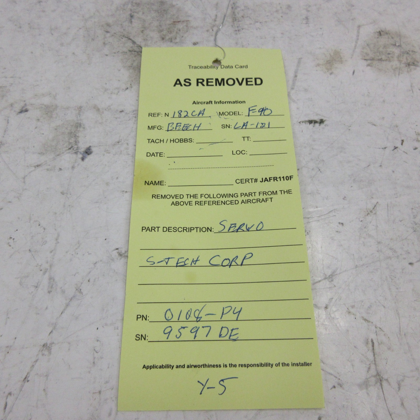 Servo S-TEC Corporation 0108-P4