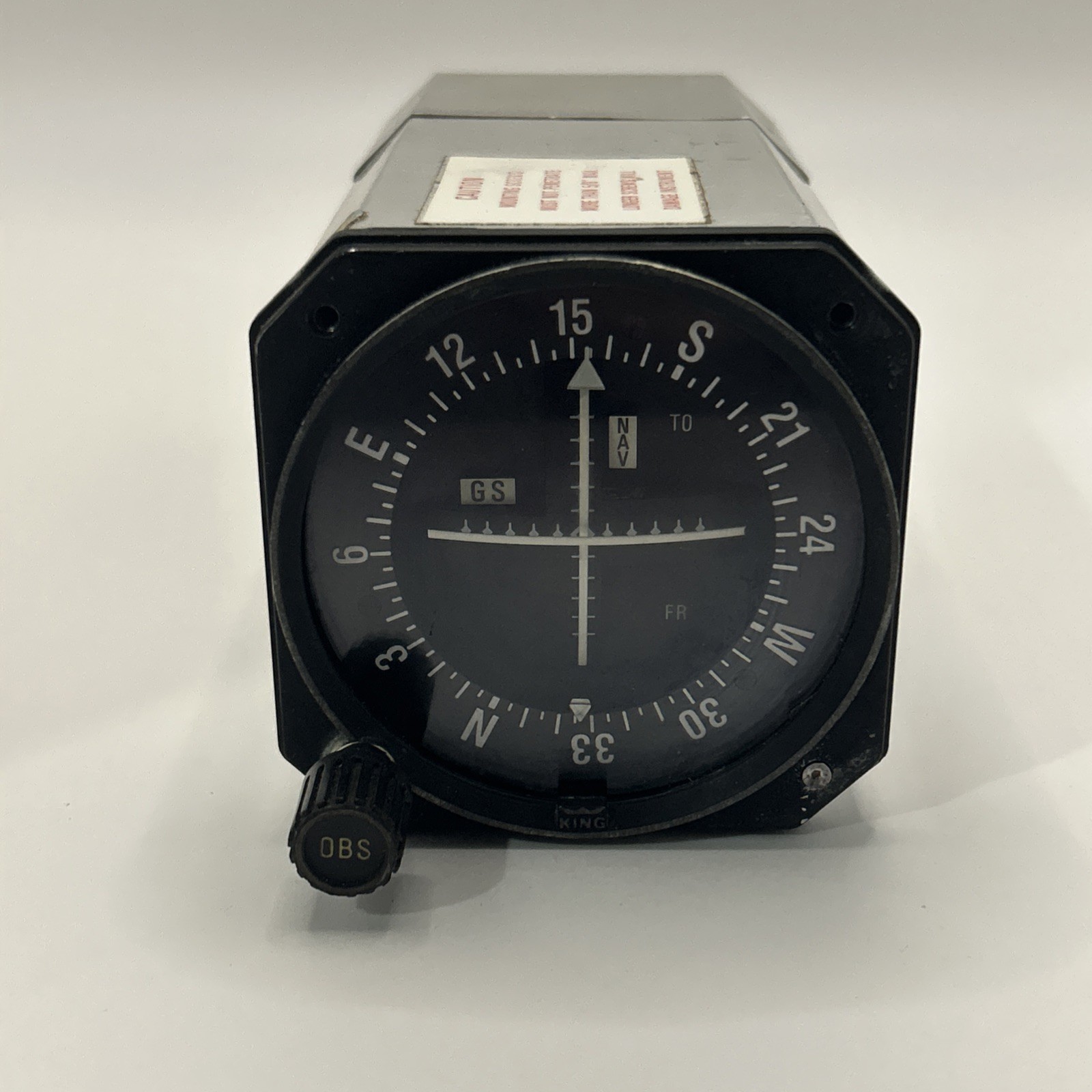 BENDIX KING KI-204 VOR LOC CONVERTOR & GLIDESLOPE INDICATOR 066-3034-02