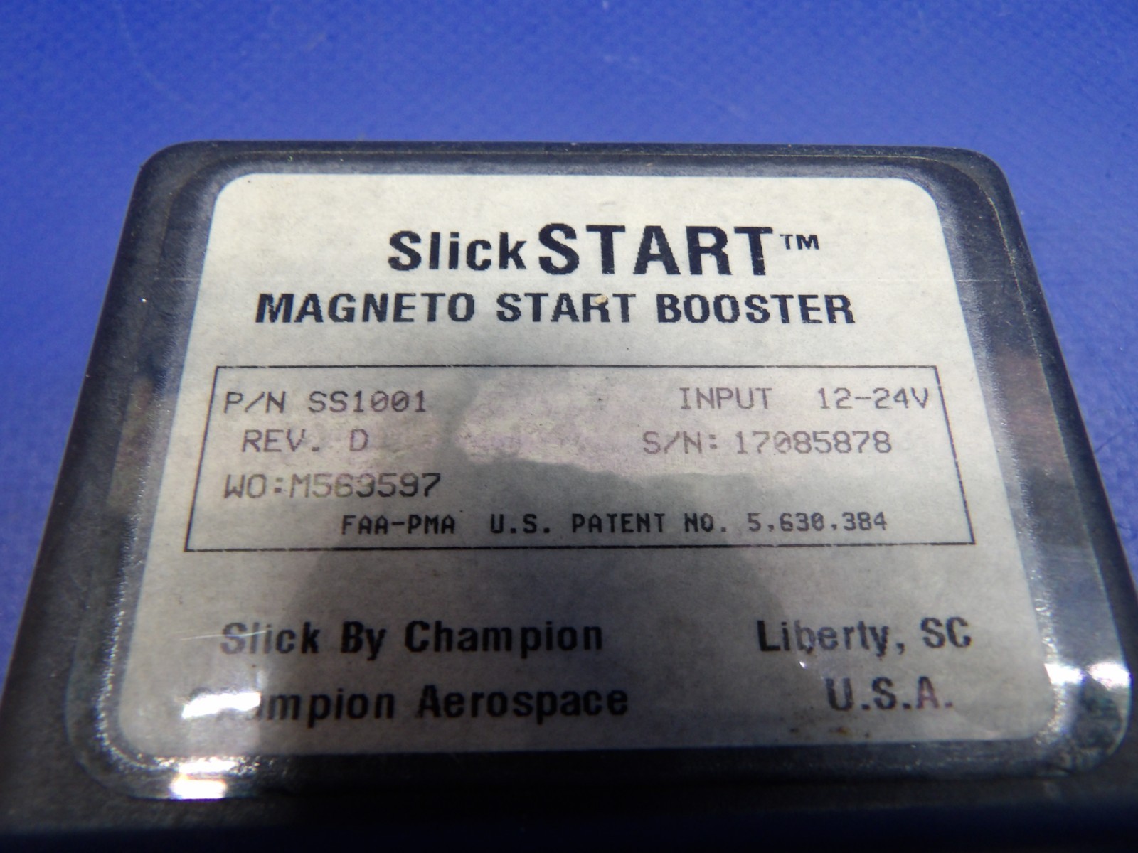Diamond Slick Start Magneto Start Booster 12/24V P/N SS1001 TESTED (0626-1304)