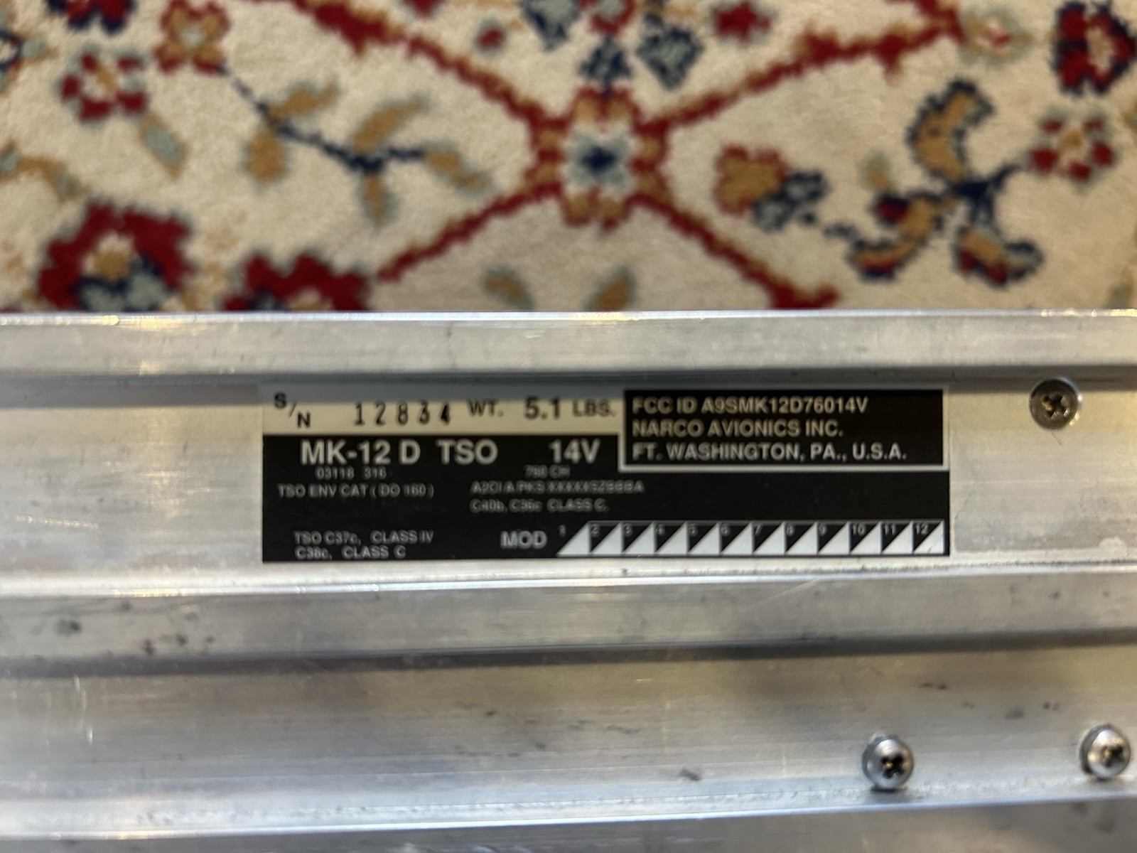 Three narco MK12D Radios For Parts Or Repair