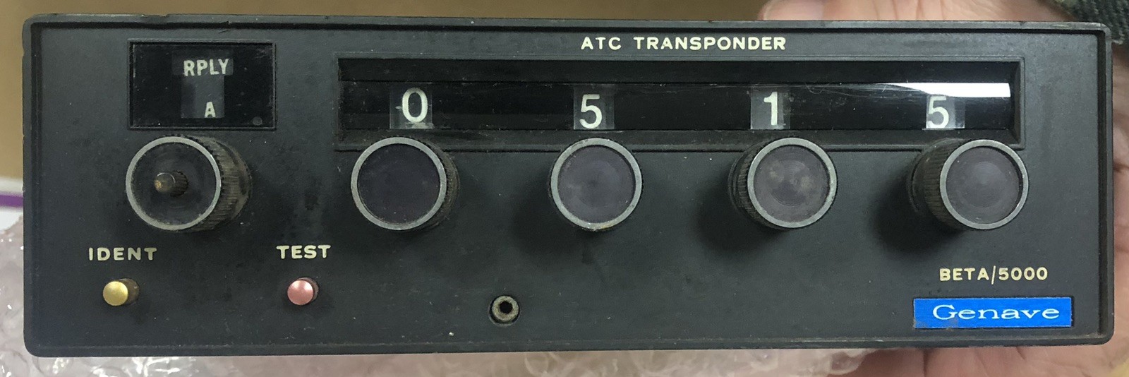 Genave BETA/5000 ATC Transponder BETA 5000 Untested-Parts