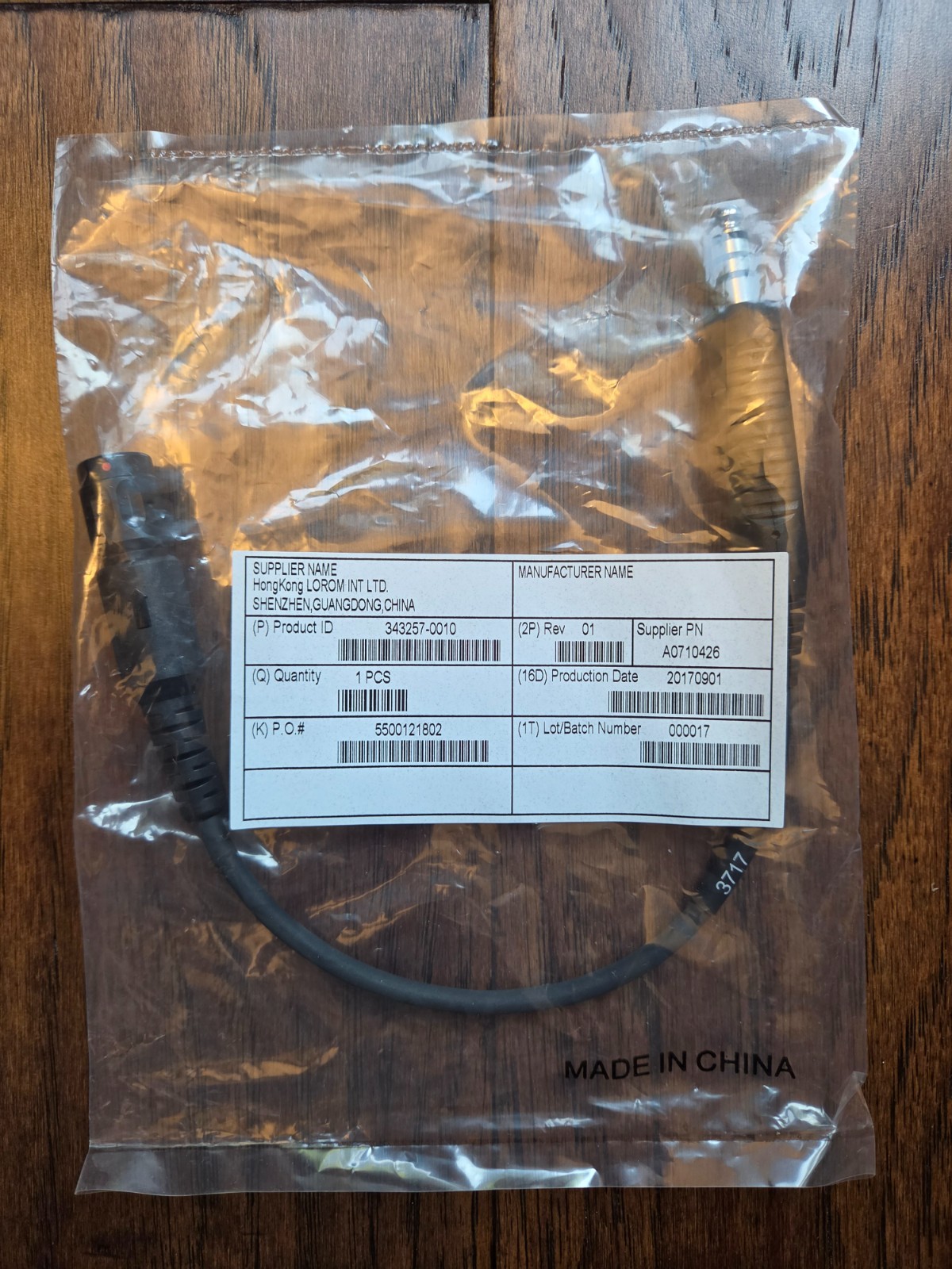 Genuine Bose A20 A30 Aviation Headset 6-pin (LEMO) to U174 Adapter New / Sealed