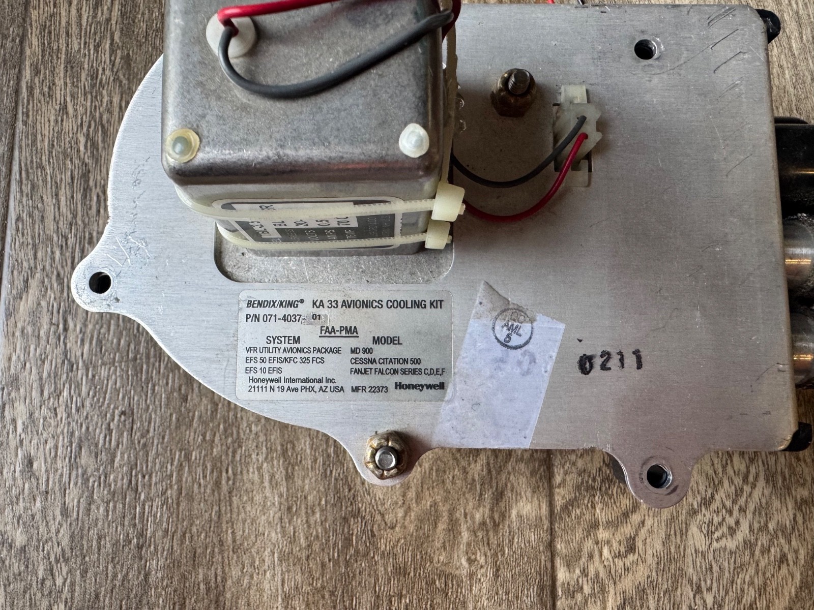 Bendix King KA-33 Avionics Cooling Fan 071-4037-01 (60 day warranty) {DS}