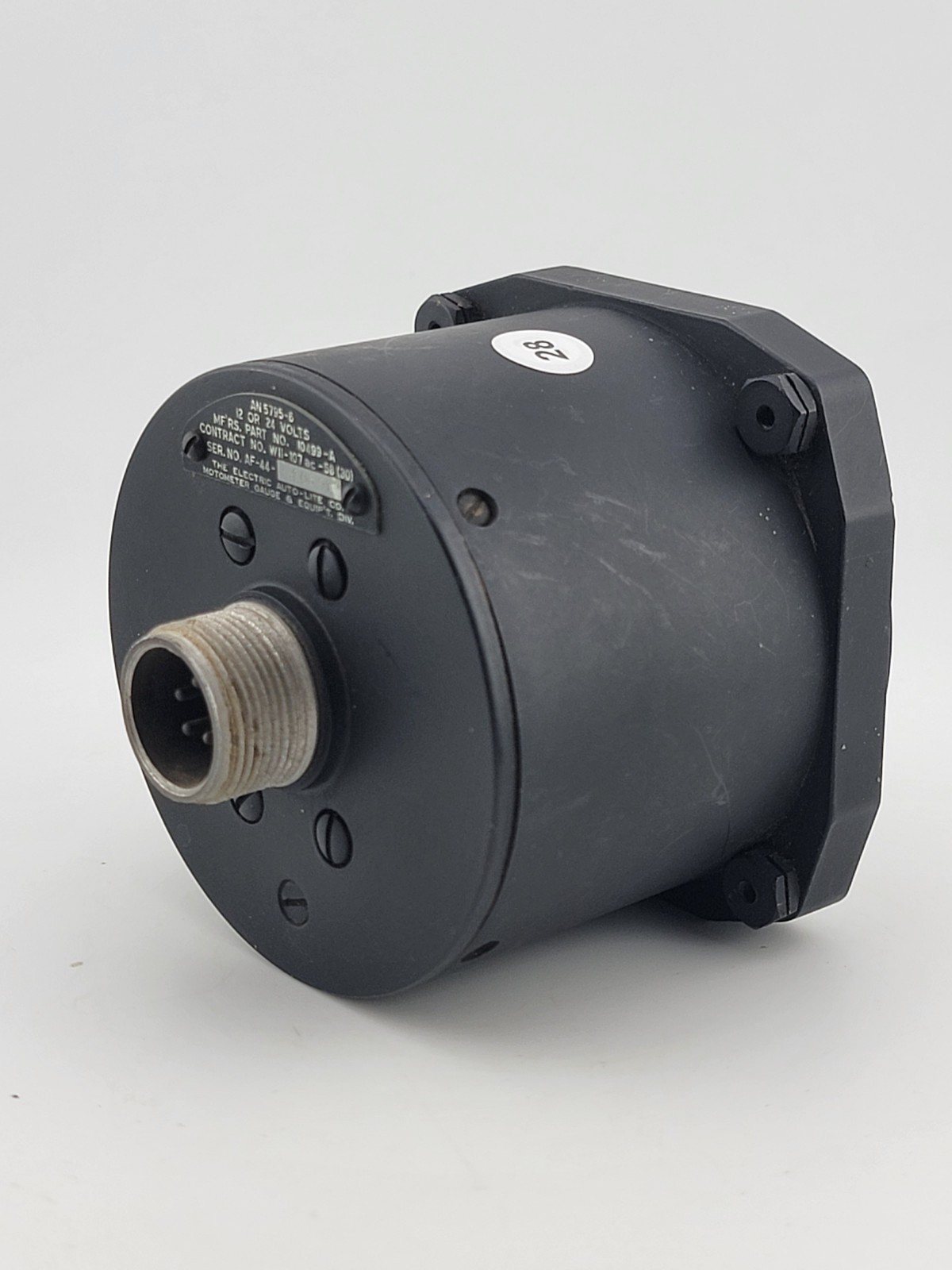 Vintage Unissued Type AN 5795-6 Dual Temperature Guage By Electric Auto Lite Co.
