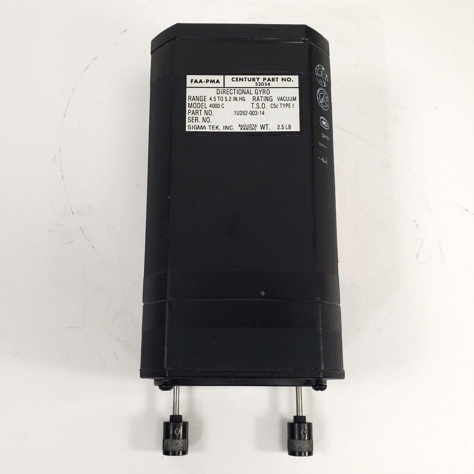 Sigma Tek Century Directional Gyro 4000C – 1U262-003-14 – 52D54
