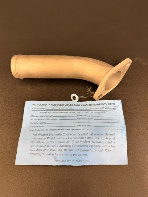 Diamond Aircraft Exhaust Riser, P/N DC0001-2B (New Surplus) (SC)