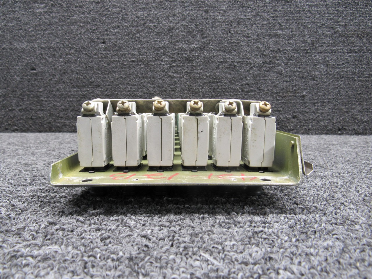 5618029-41 Cessna 421C Upper Center Circuit Breaker Panel Assembly with Breakers