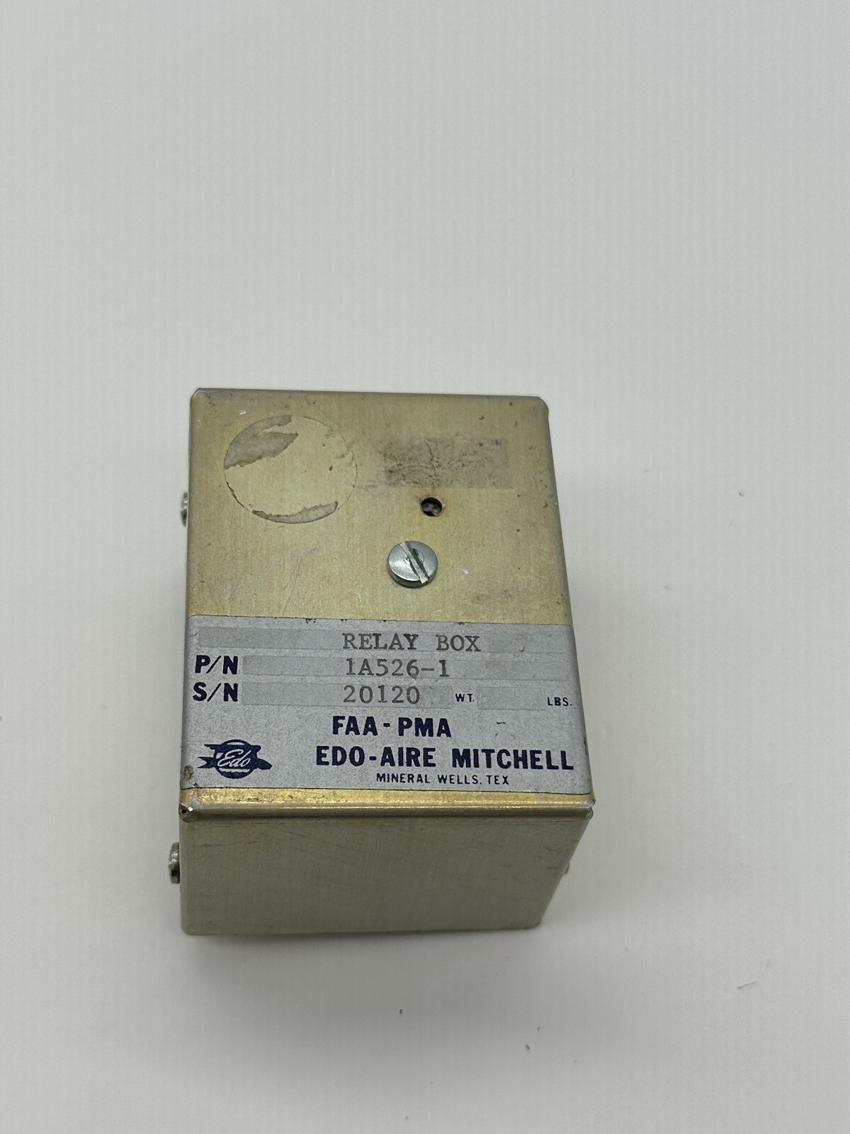 Edo-Aire Mitchell Relay Box Autopilot Century III P/N 1A526-1 1A526