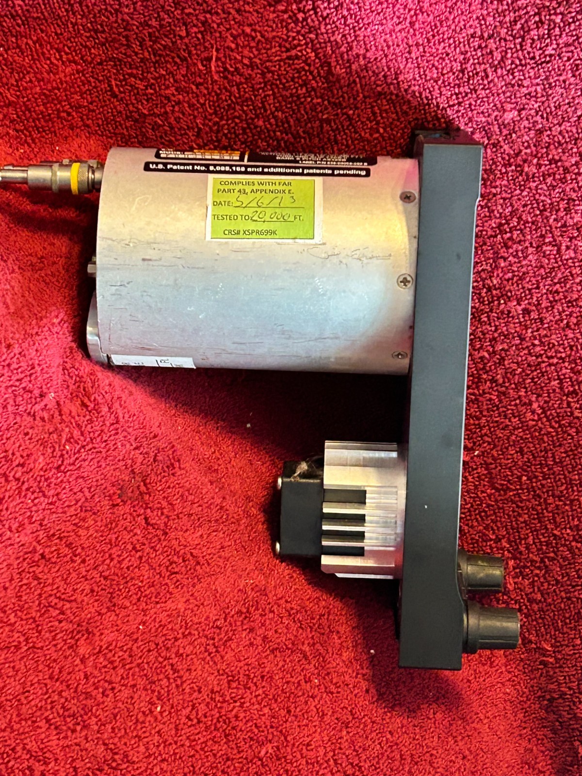 ASPEN EFD 1000 PFD P/N 910-00001-001 WITH CONFIGURATION MODULE AND CONNECTOR