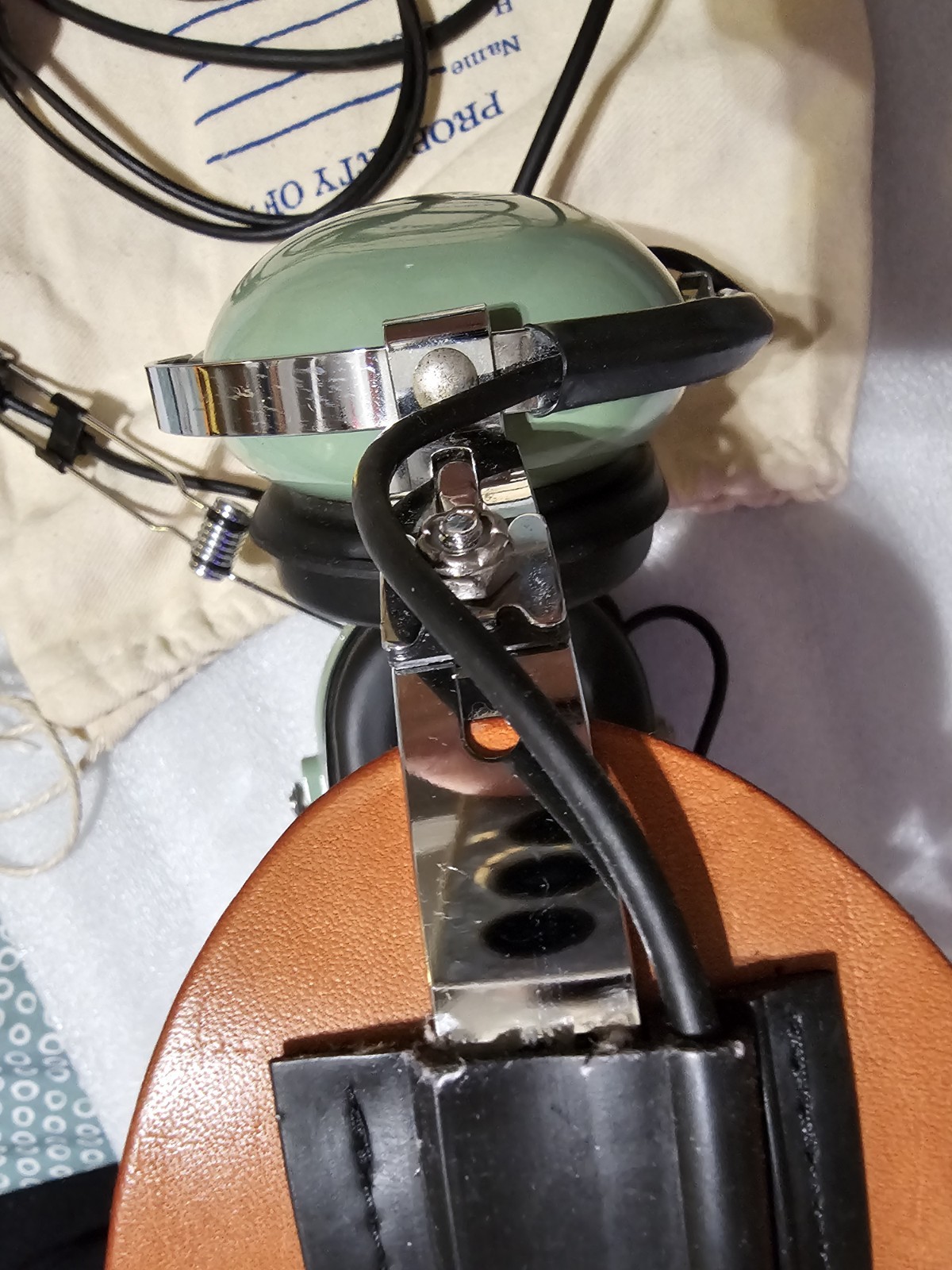 David Clark H10-40 Aviation Pilots Headset M-4 Mic Dual Plug Tested Oregon Aero