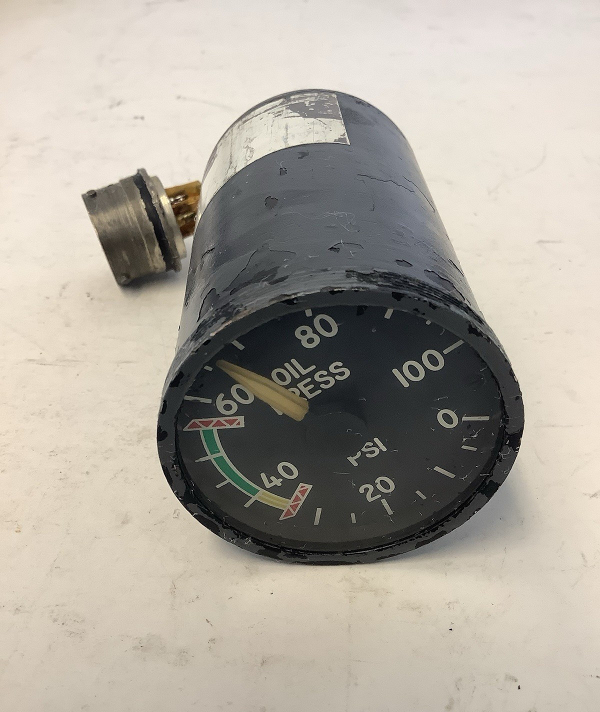 U.S. Gauge SRL-04L Oil Pressure Indicator Gauge 0-100 PSI / 26V / 400 Cycles