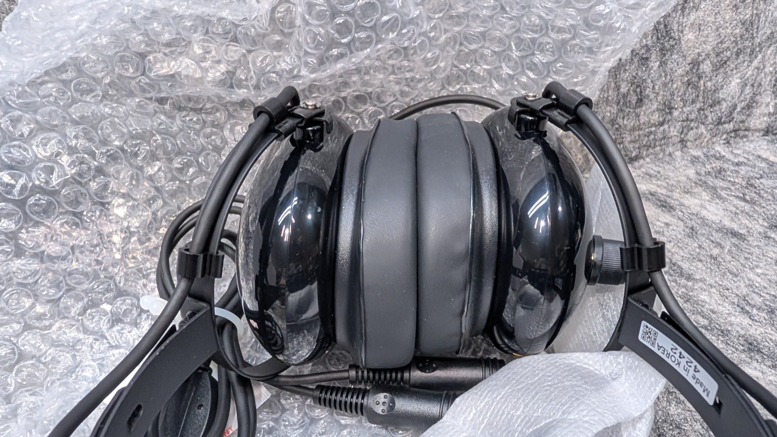 Rugged Air RA200 General Aviation Student Pilot Headset Music Input A20 GA Plug