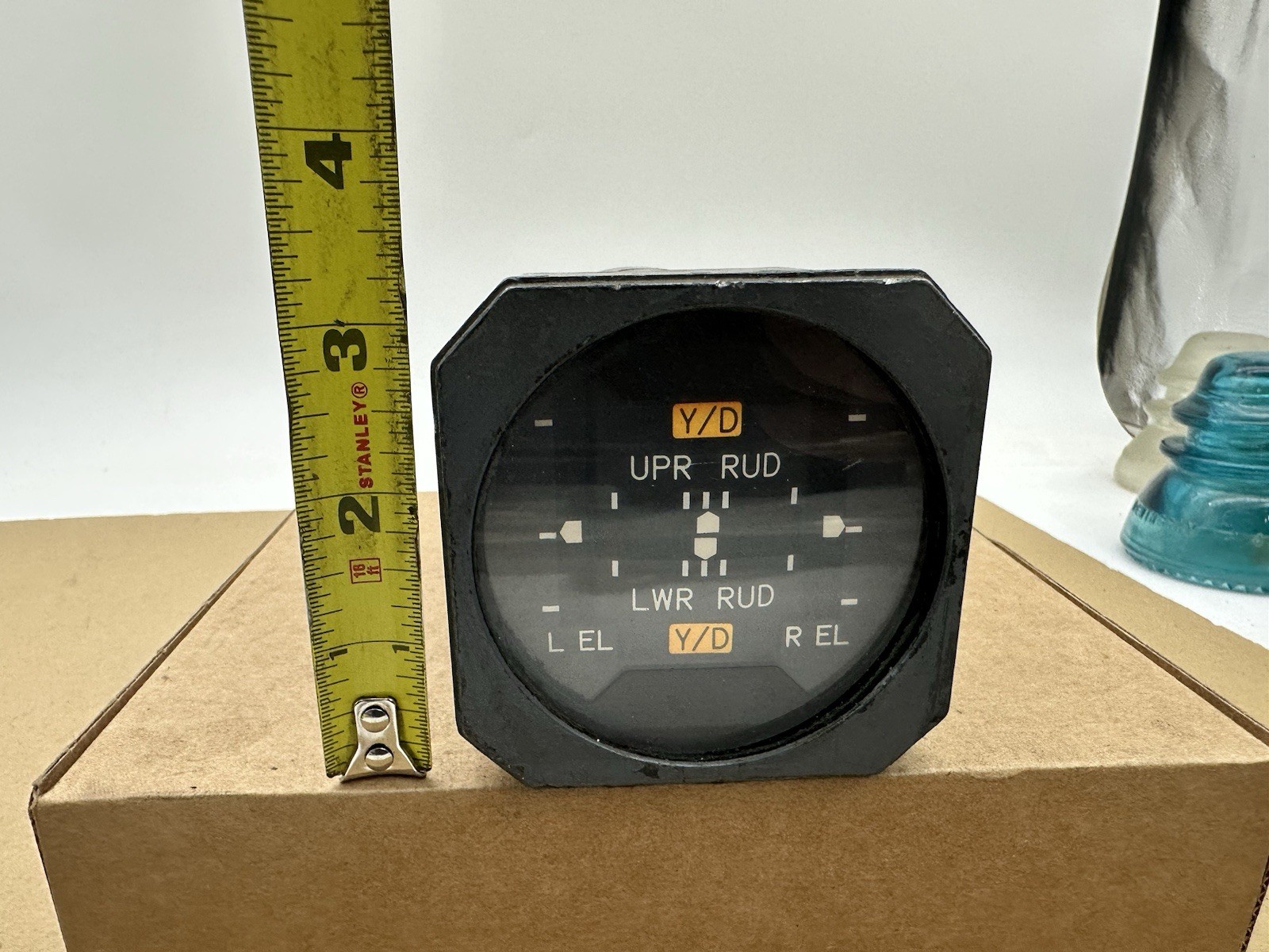 Weston Course Indicator Elevator And Rudder Position Vintage Aircraft Instrument