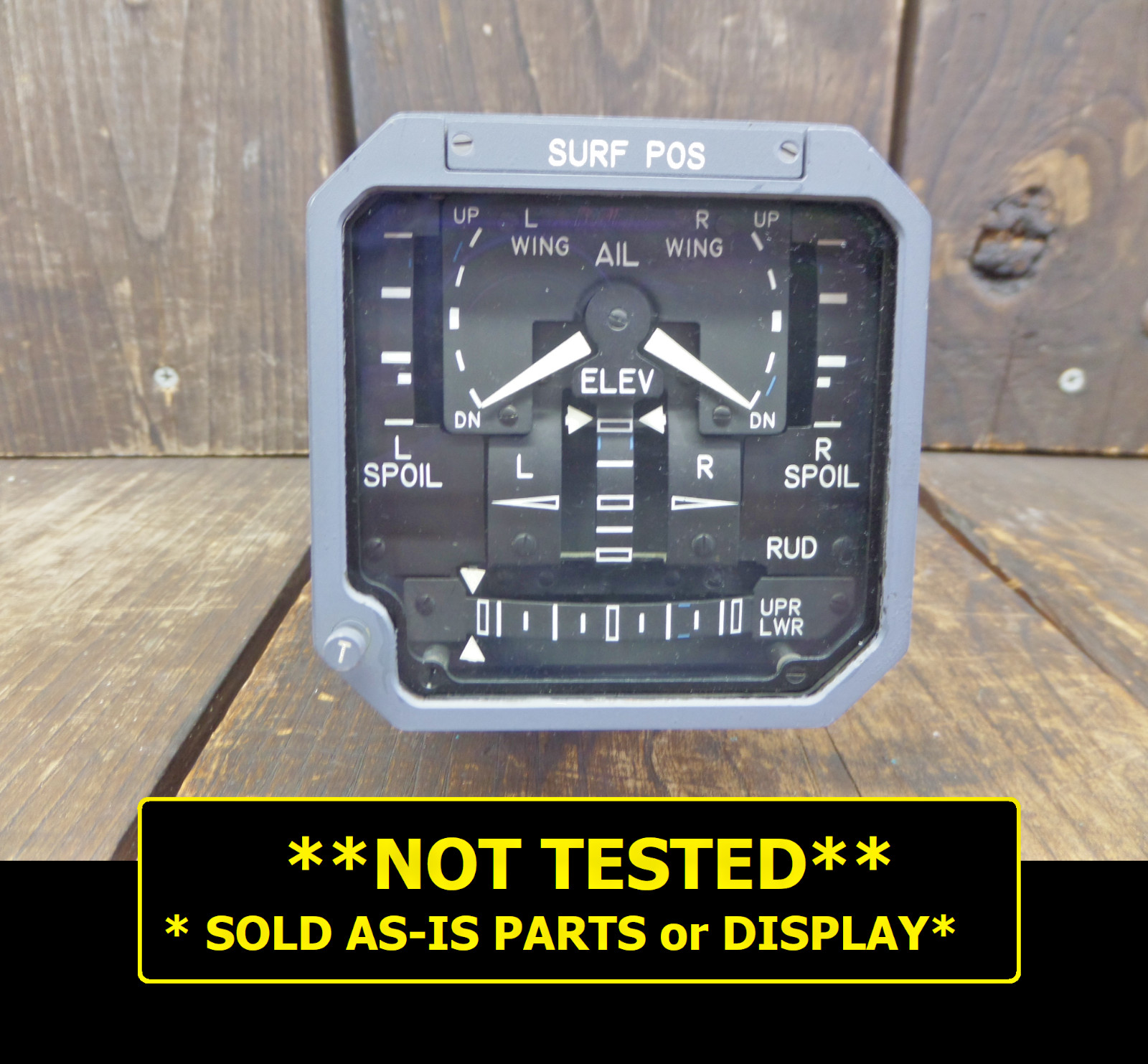 Weston Indicator Surface Position 520702 Aircraft Prototype 02 *NOT TESTED AS-IS