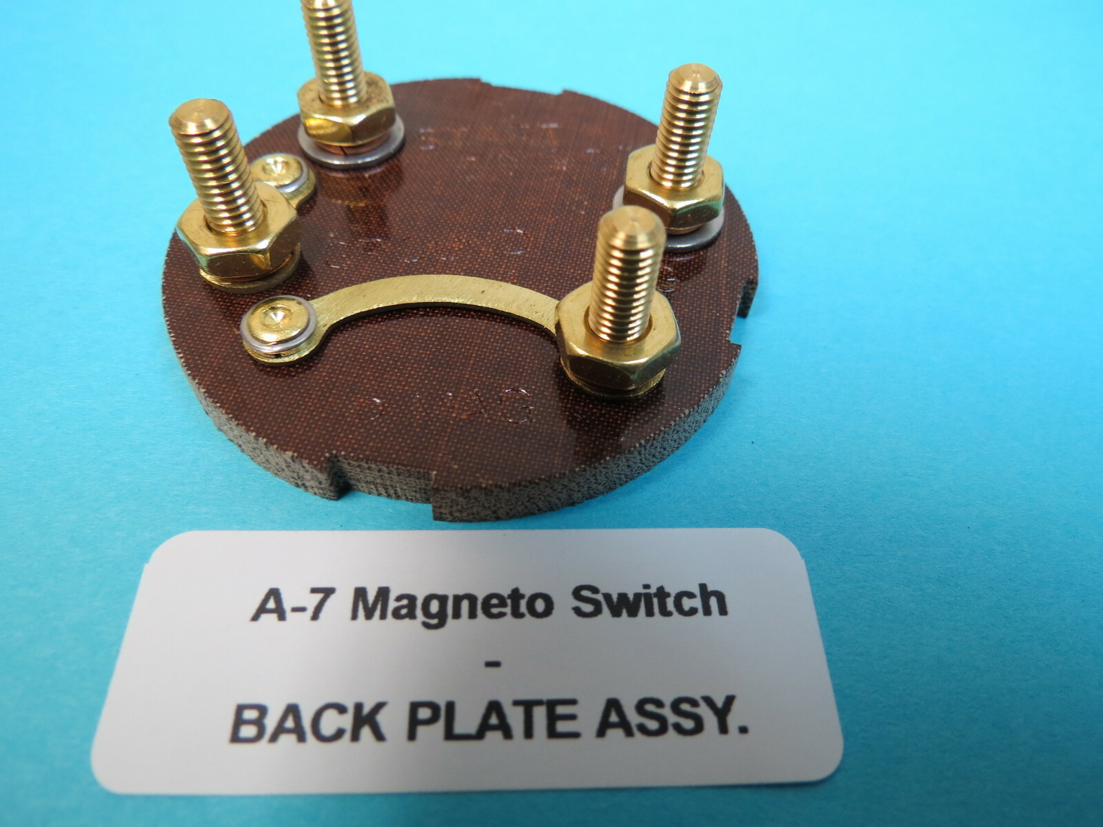Type A-7 Mag Magneto Switch Replacement Backplate T-6 SNJ Piper Cub Stearman.