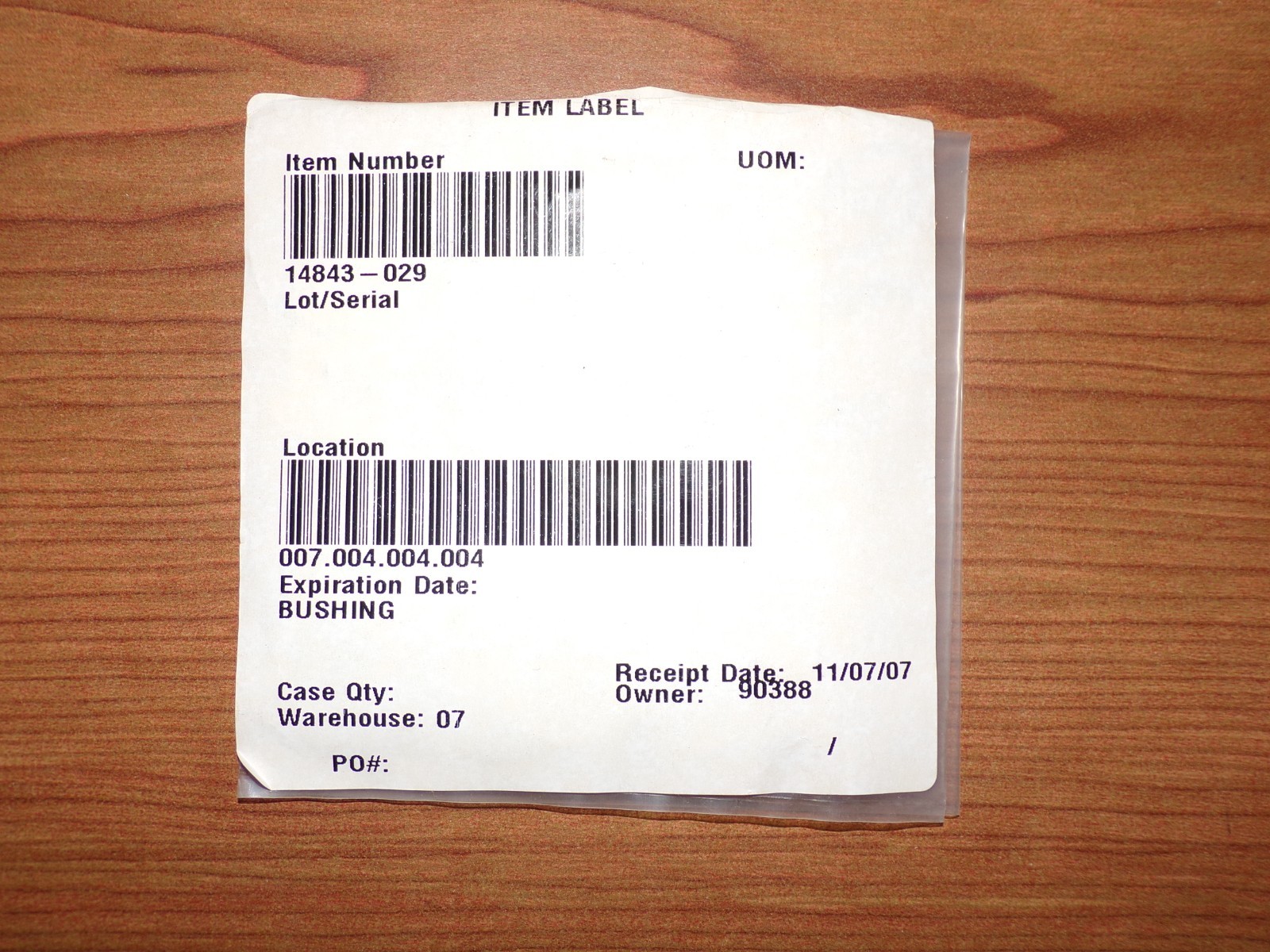 Piper Bushings 14843-029