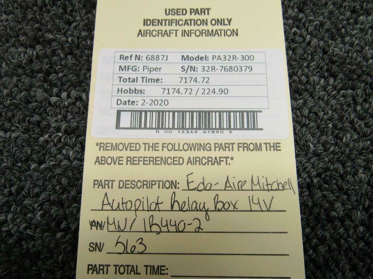 1B440-2 Edo-Aire Mitchell Autopilot Relay Box