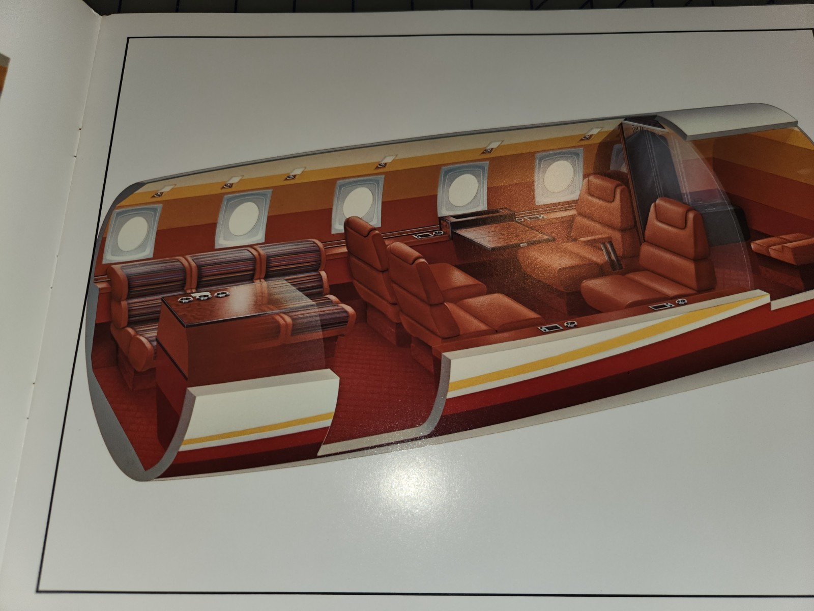 1980s Mitsubishi Diamond I Jet Plane Brochure Original