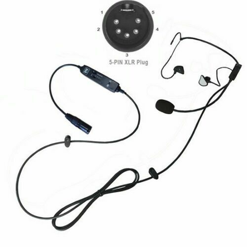 UFQ in-ear aviation headset UFQ L-1 Airbus XLR Plug FAST USA SHIPPING