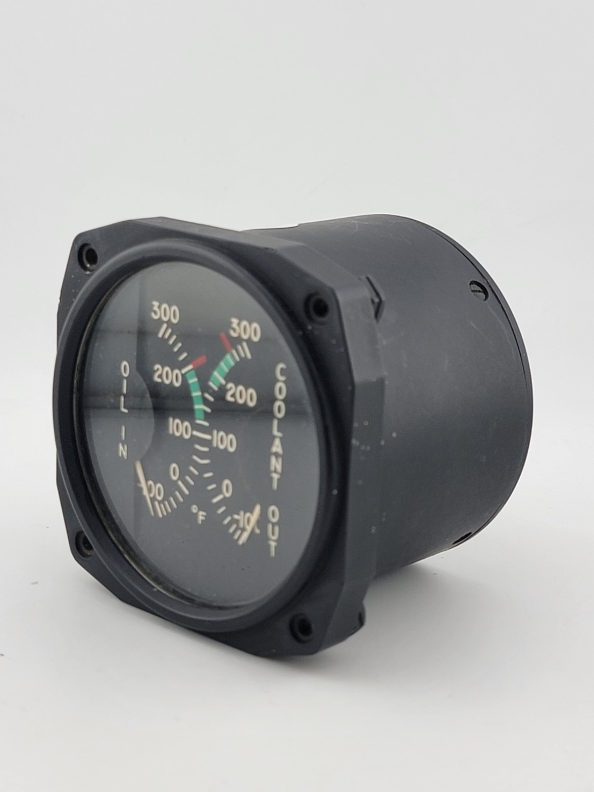 Vintage Unissued Type AN 5795-6 Dual Temperature Guage By Electric Auto Lite Co.