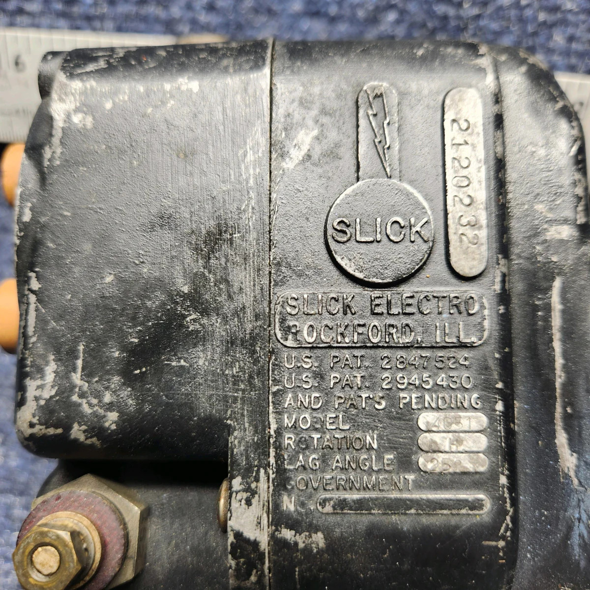4051 | Slick | SLICK MAGNETO LH W IMPULSE COUPLING -“NO TESTED – NO WARRANTY”.