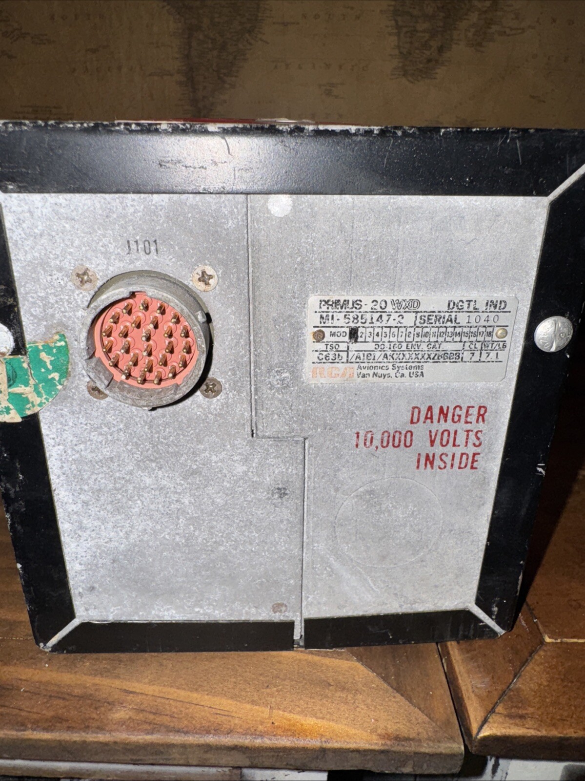 RCA Primus 20 WXD Digital Radar Indicator MI-585192