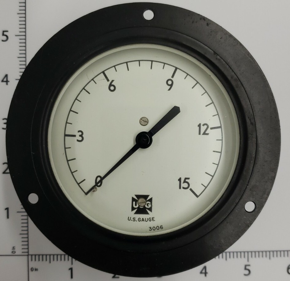 U.S. Gauge 3006 / 5″ Aeronautic Pressure Gauge Air Plane