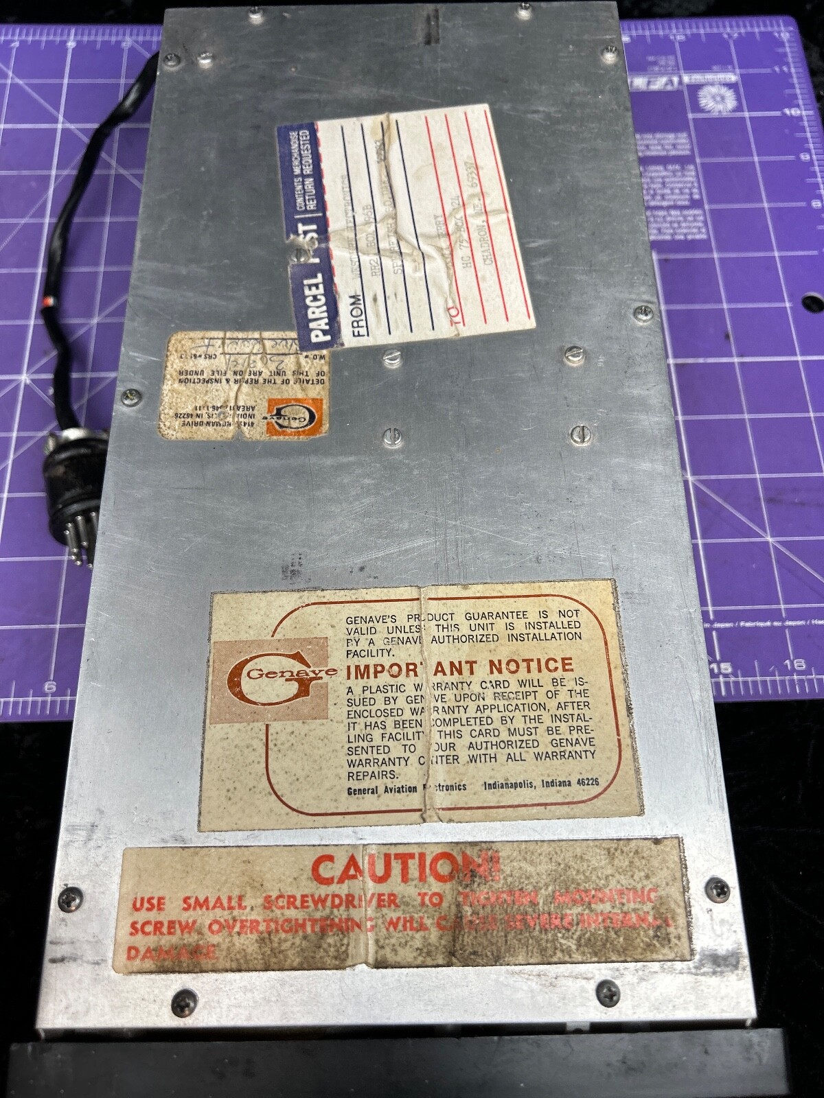 Alpha 200B Vintage GENAVE Nav/Comm Aircraft Radio