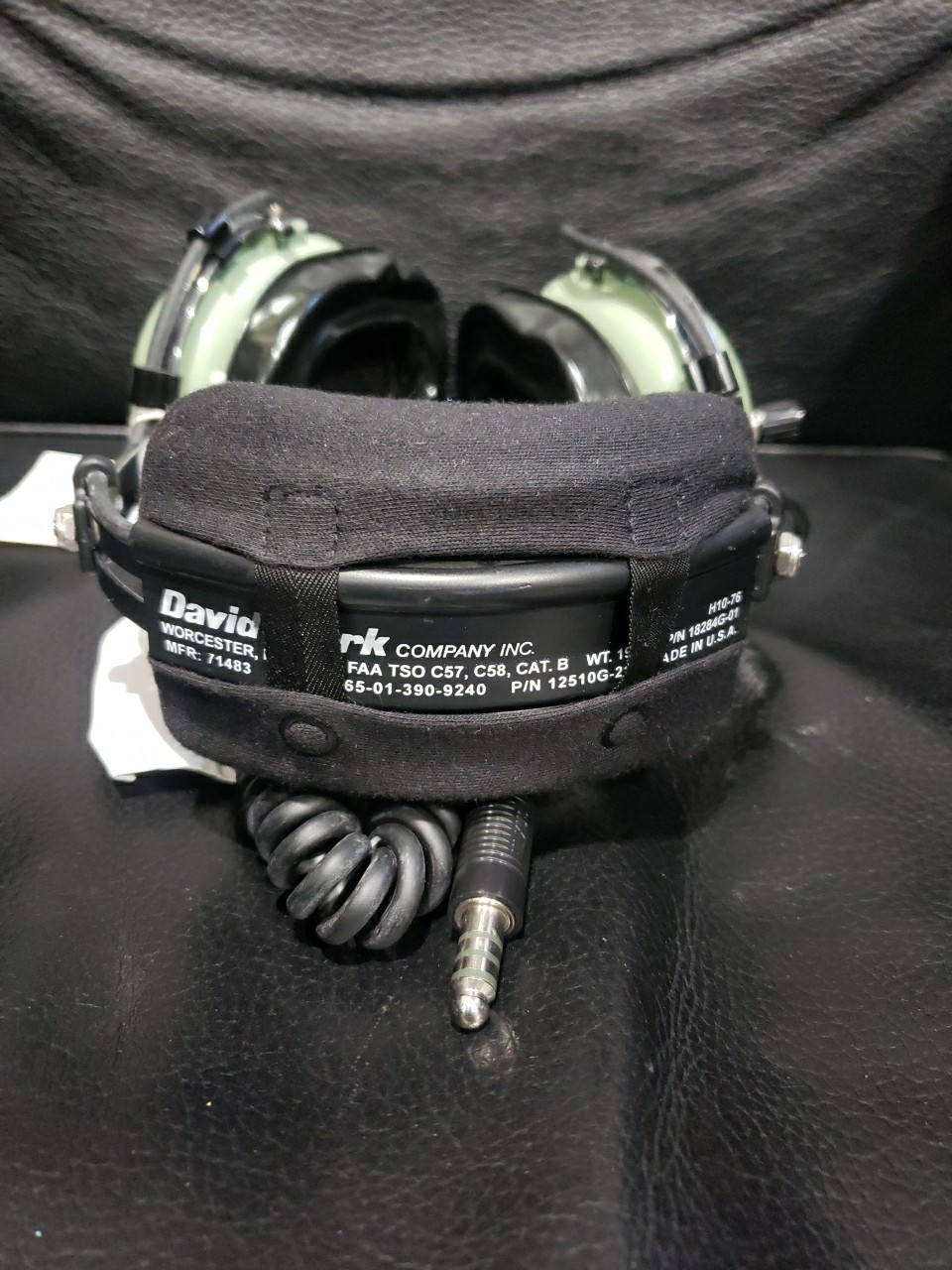 David Clark H10-76 Military Aviation Headset w/ Microphone New