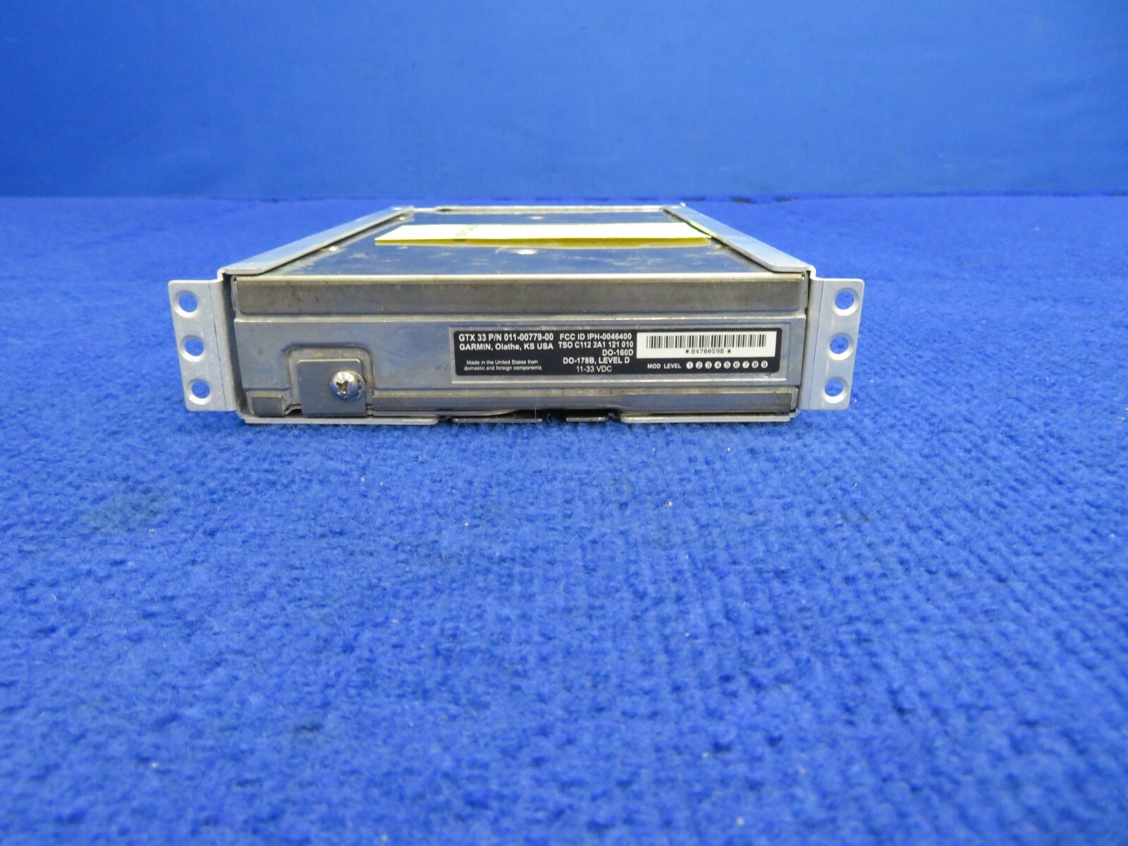 Diamond DA-40 Garmin GTX33 w/ Tray P/N 011-00779-00 – 30 Day Warranty (0422-390)
