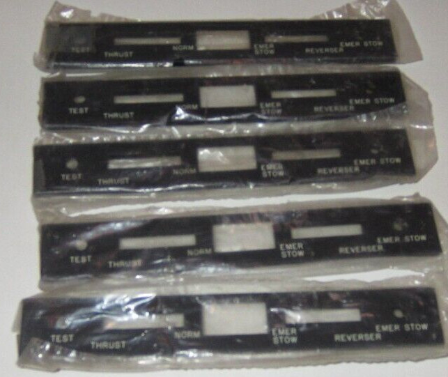 AIRCRAFT PLACARD UNKNOWN AIRCRAFT 5 AVAILABLE $15 EACH