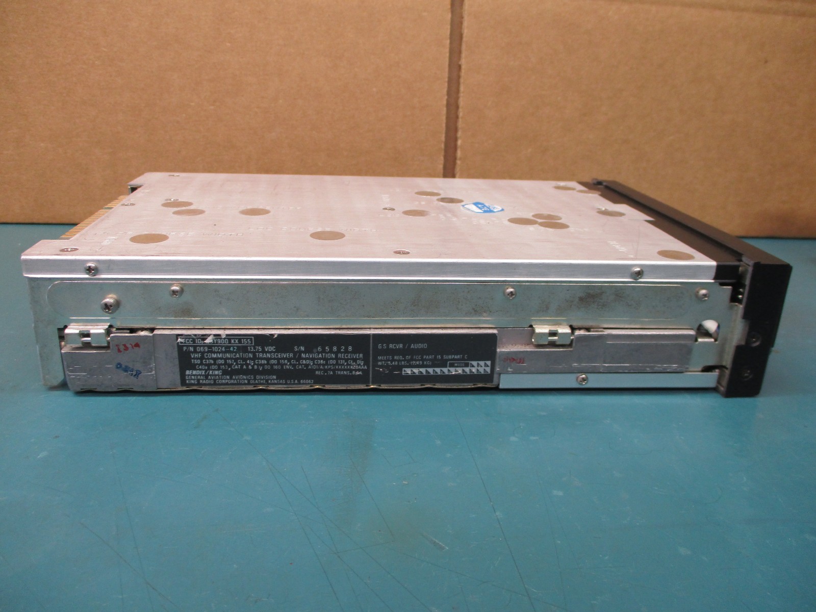 King KX 155 NAV/COM GS radio 14V & KI 204 VOR LOC GS indicator