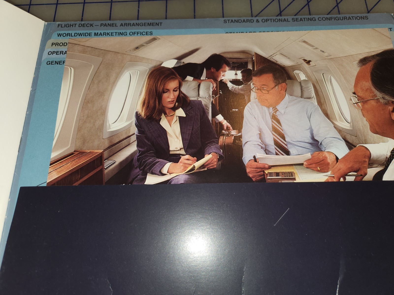 1980s Mitsubishi Diamond I Jet Plane Brochure Original