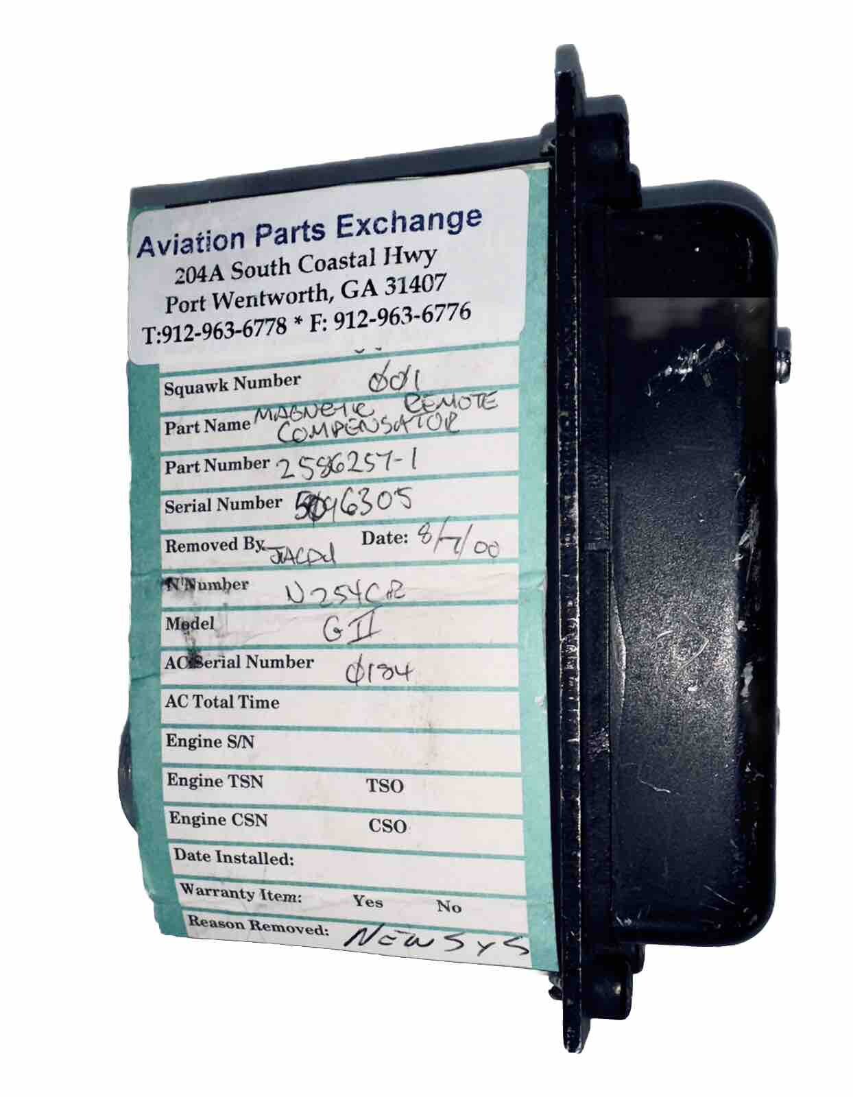 Sperry Part# 2586257-1 Remote Magnetic Compensator