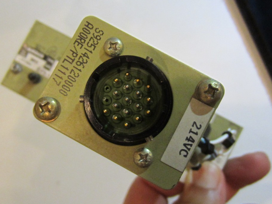 AIRBUS EMERGENCY LOCATOR XMTR PANEL ORIGINAL WITH SWITCH