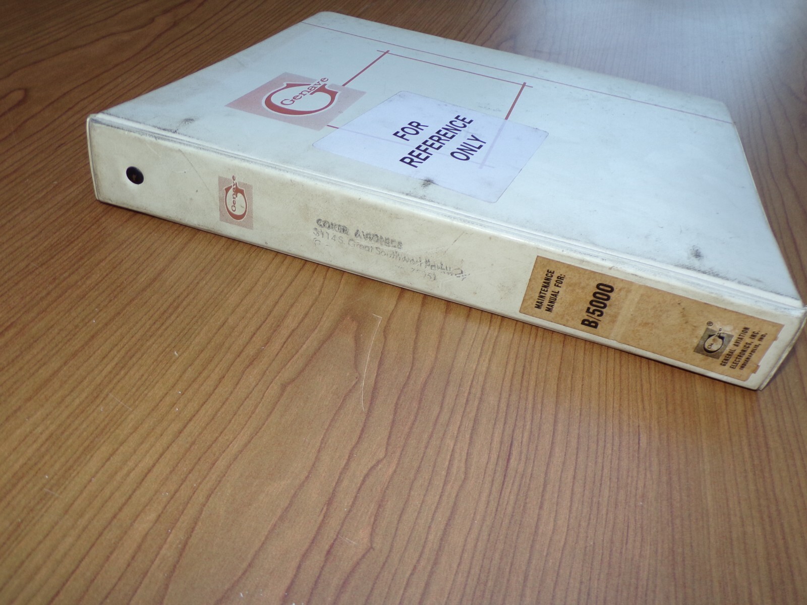 Genave Beta 5000 ATC Transponder Maintenance Manual